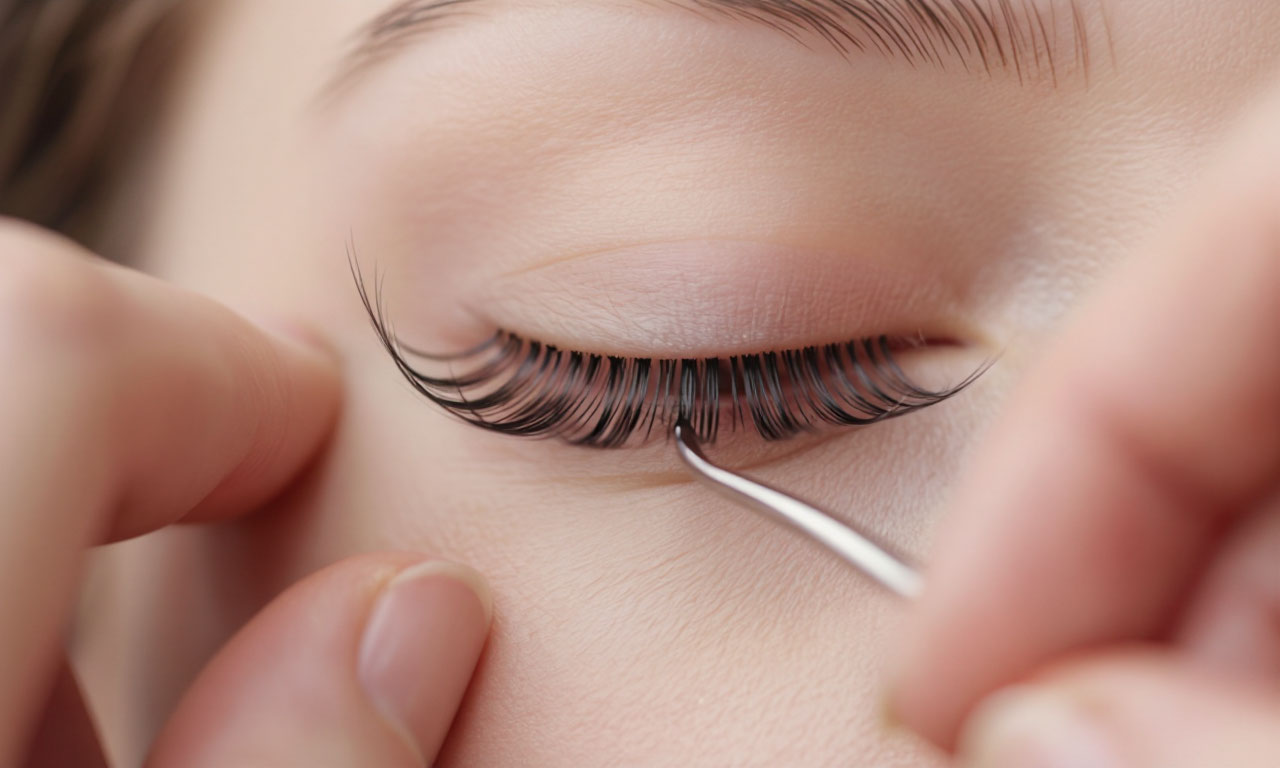 Hybrid lashes after